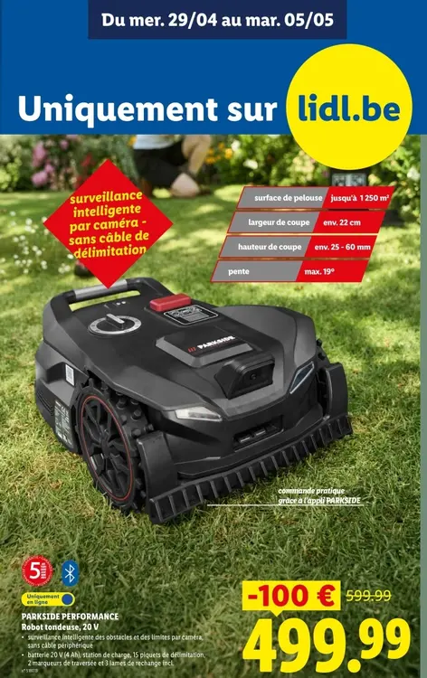 Offre: Robot tondeuse