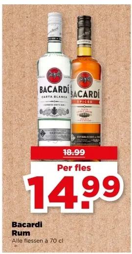 Aanbieding: Bacardi Rum