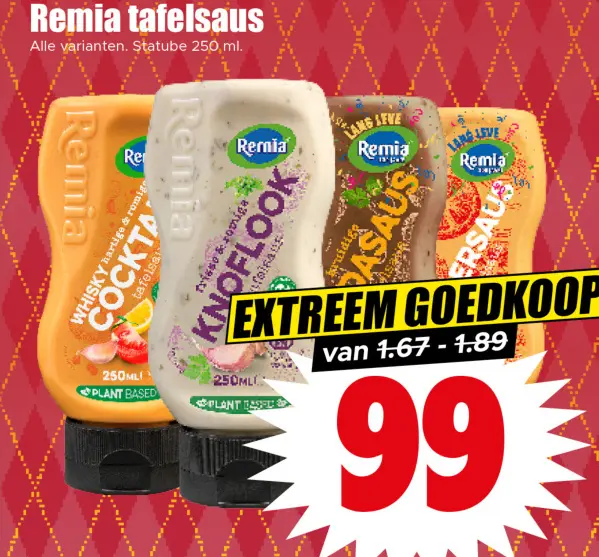 Aanbieding: Remia tafelsaus
