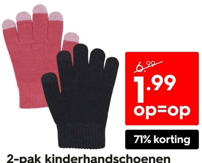 Aanbieding: kinderhandschoenen