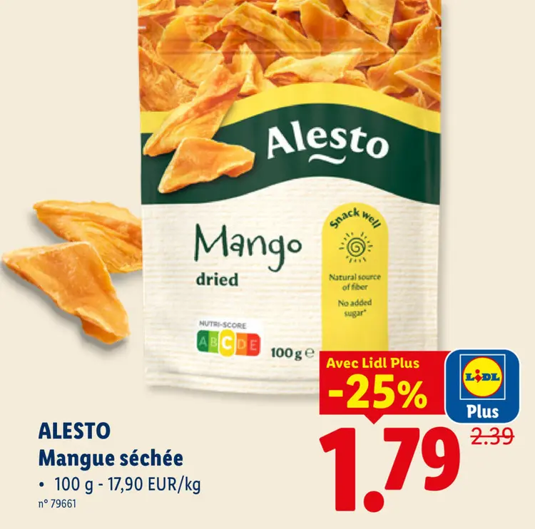 Offre: Mangue séchée