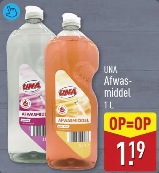 Aanbieding: Afwasmiddel