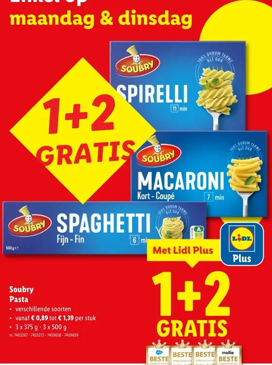 Promotie: Soubry Pasta