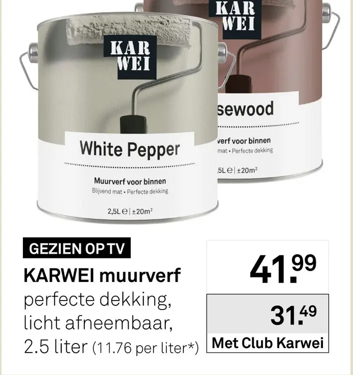 Aanbieding: KARWEI muurverf