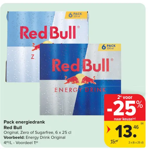 Promotie: Pack energiedrank