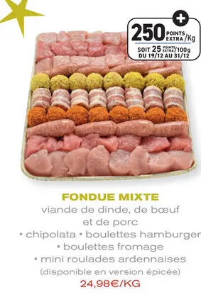 Offre: Fondue mixte