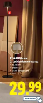 Aanbieding: Ledvloerlamp met accu