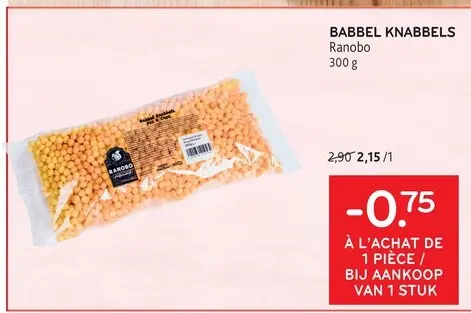 Offre: Babbel knabbels
