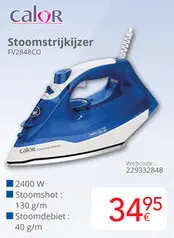 Aanbieding: Stoomstrijkijzer