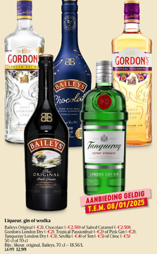 Aanbieding: Liqueur, gin of wodka