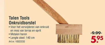 Aanbieding: Talen Tools Onkruidborstel
