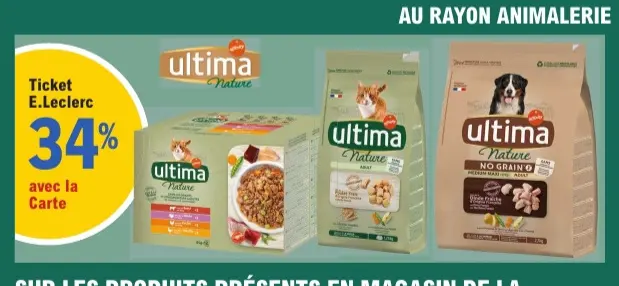Offre: Ultima Nature Pet Food