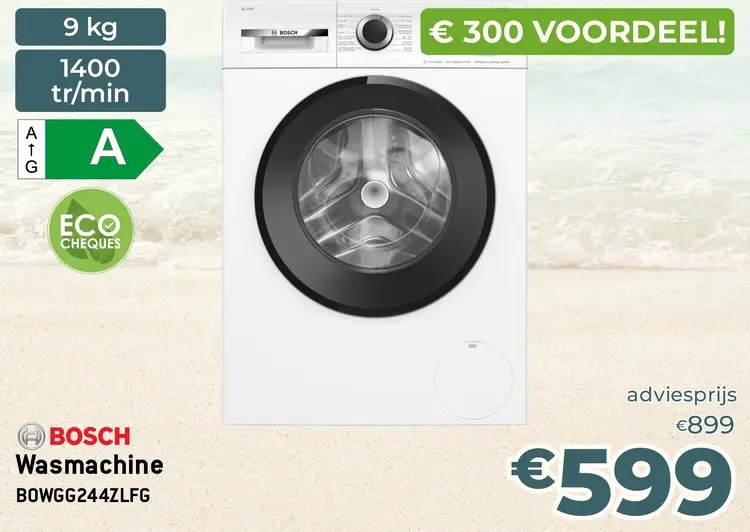 Promotie: Wasmachine