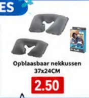Promotie: Opblaasbaar nekkussen