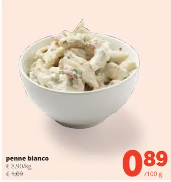Offre: penne bianco