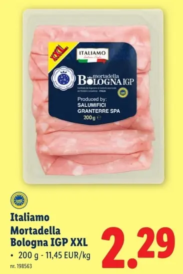 Promotie: Italiamo Mortadella Bologna IGP XXL