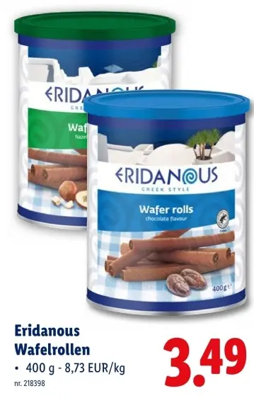 Promotie: Wafelrollen