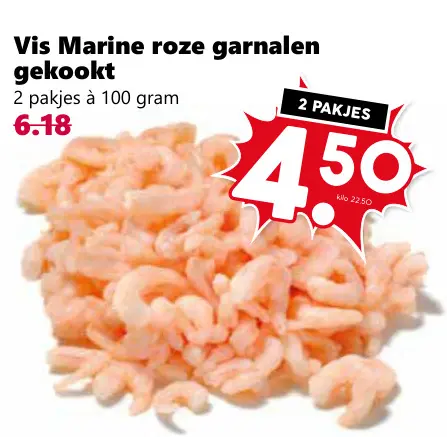 Aanbieding: Roze garnalen gekookt