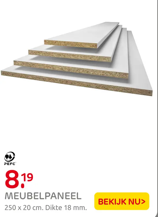 Aanbieding: Meubelpaneel