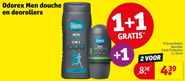 Aanbieding: Men douche en deorollers