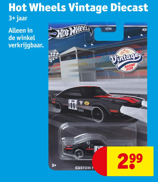 Promotie: Hot Wheels Vintage Diecast