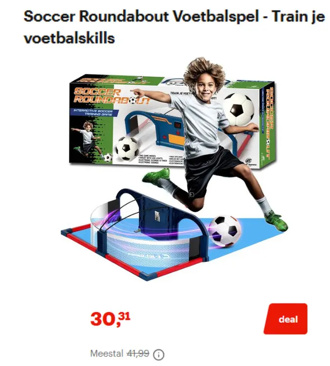 Promotie: Soccer Roundabout Voetbalspel - Train je voet