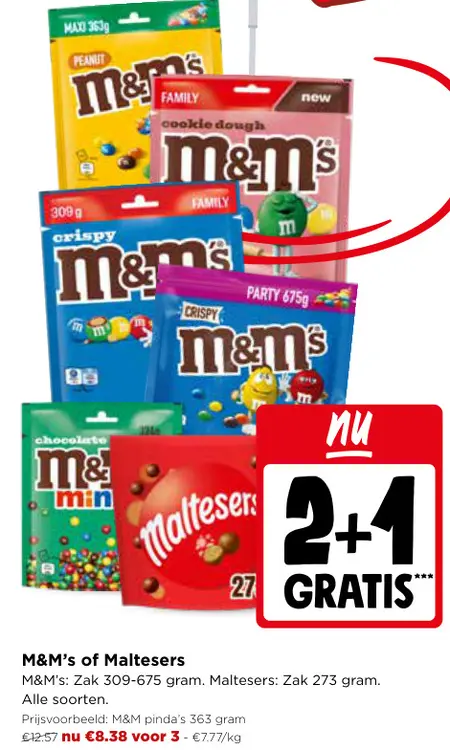 Promotie: M&M's of Maltesers