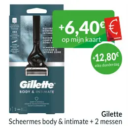 Promotie: Scheermes body & intimate