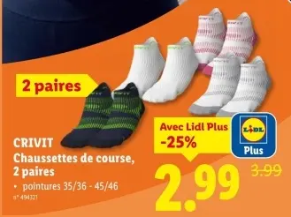 Offre: Chaussettes de course