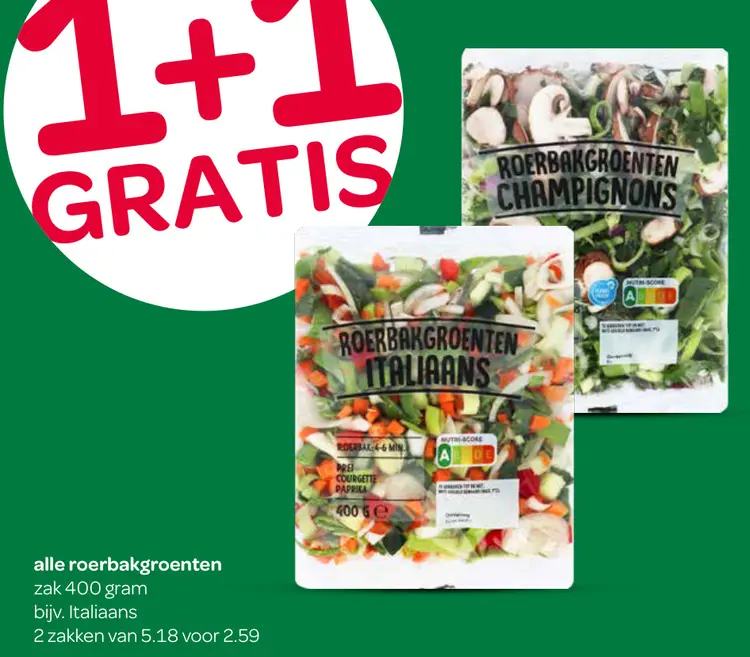Aanbieding: Roerbakgroenten