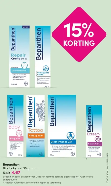 Aanbieding: Bepanthen