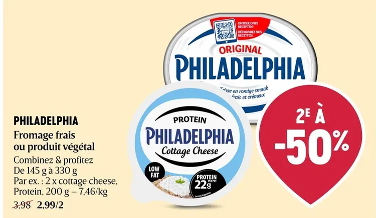 Offre: Fromage frais ou produit végétal