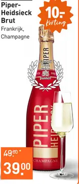 Aanbieding: Piper-Heidsieck Brut 75CL Mousserend