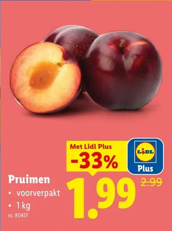 Promotie: Pruimen