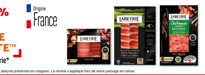 Offre: PATA NEGRA CEBO DE CAMPO, Chiffonnade de JAMB