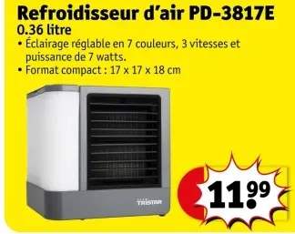 Offre: Refroidisseur d'air PD-3817E