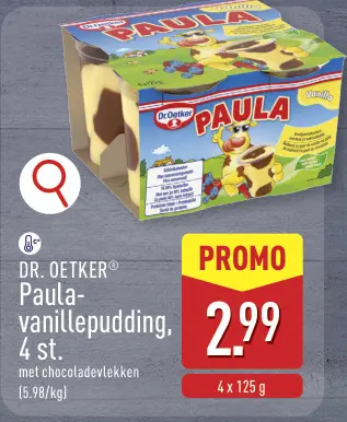 Promotie: Paula-vanillepudding