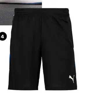 Aanbieding: uma IndividualLIGA 2 heren sportshort zwart blauw