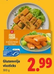 Aanbieding: Glutenvrije vissticks
