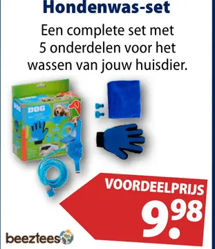 Aanbieding: Hondenwas-set