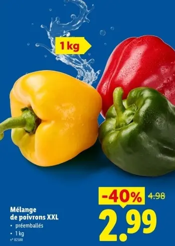 Offre: Mélange de poivrons XXL
