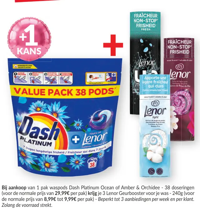 Promotie: Waspods Platinum Ocean of Amber & Orchidee + Geurbooster voor je was