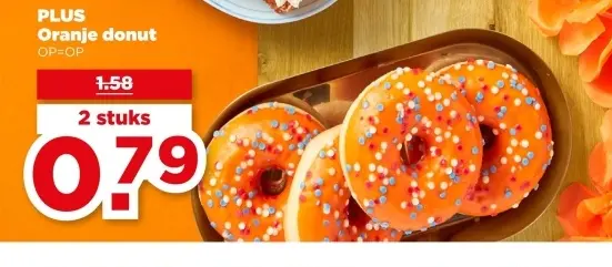 Oranje donut