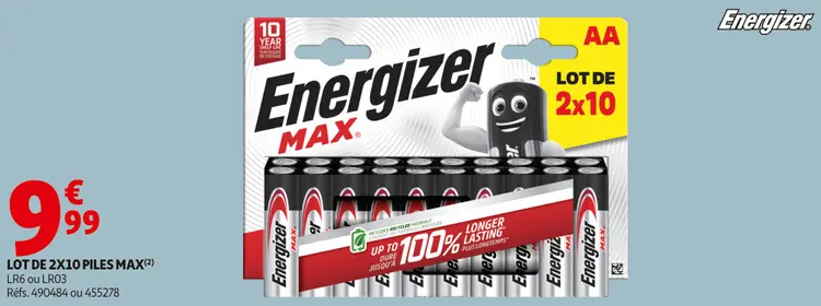 Offre: Piles Max