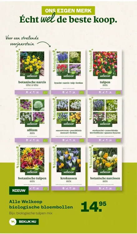 Aanbieding: Alle Welkoop biologische bloembollen