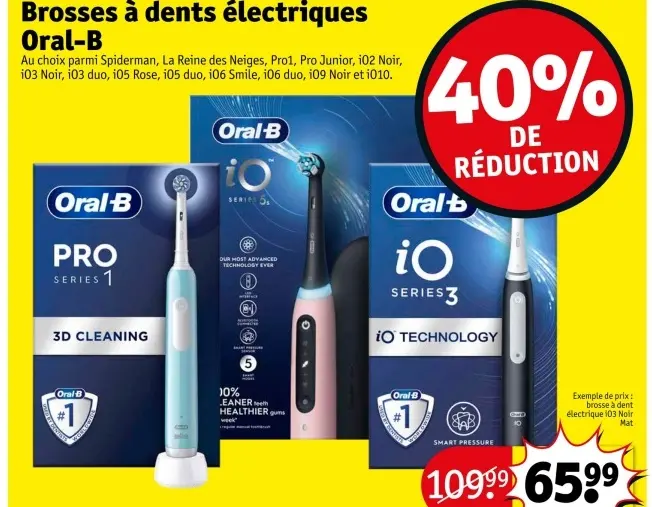 Offre: Brosses à dents électriques
