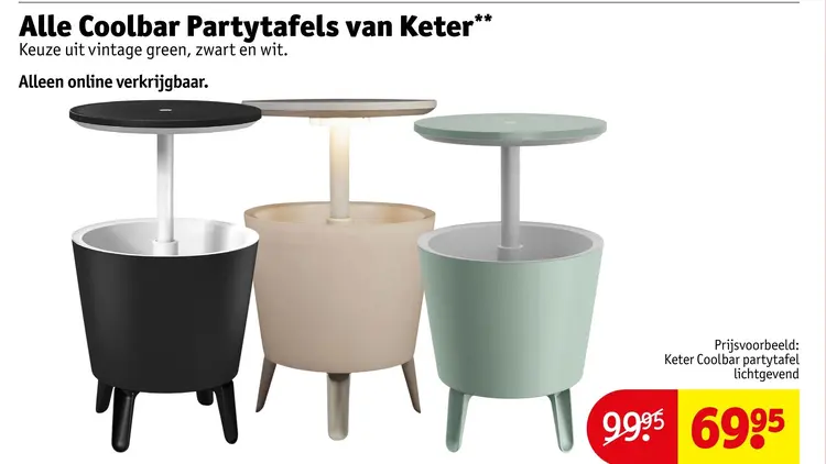 Aanbieding: Coolbar Partytafels