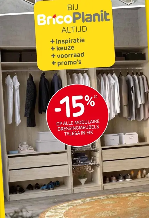 Promotie: Modulaire Dressingmeubels Talesa