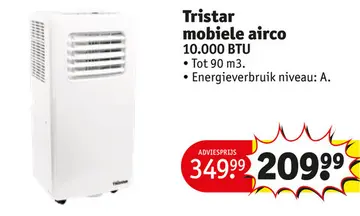 Aanbieding: Tristar mobiele airco