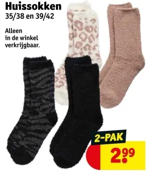 Aanbieding: Huissokken